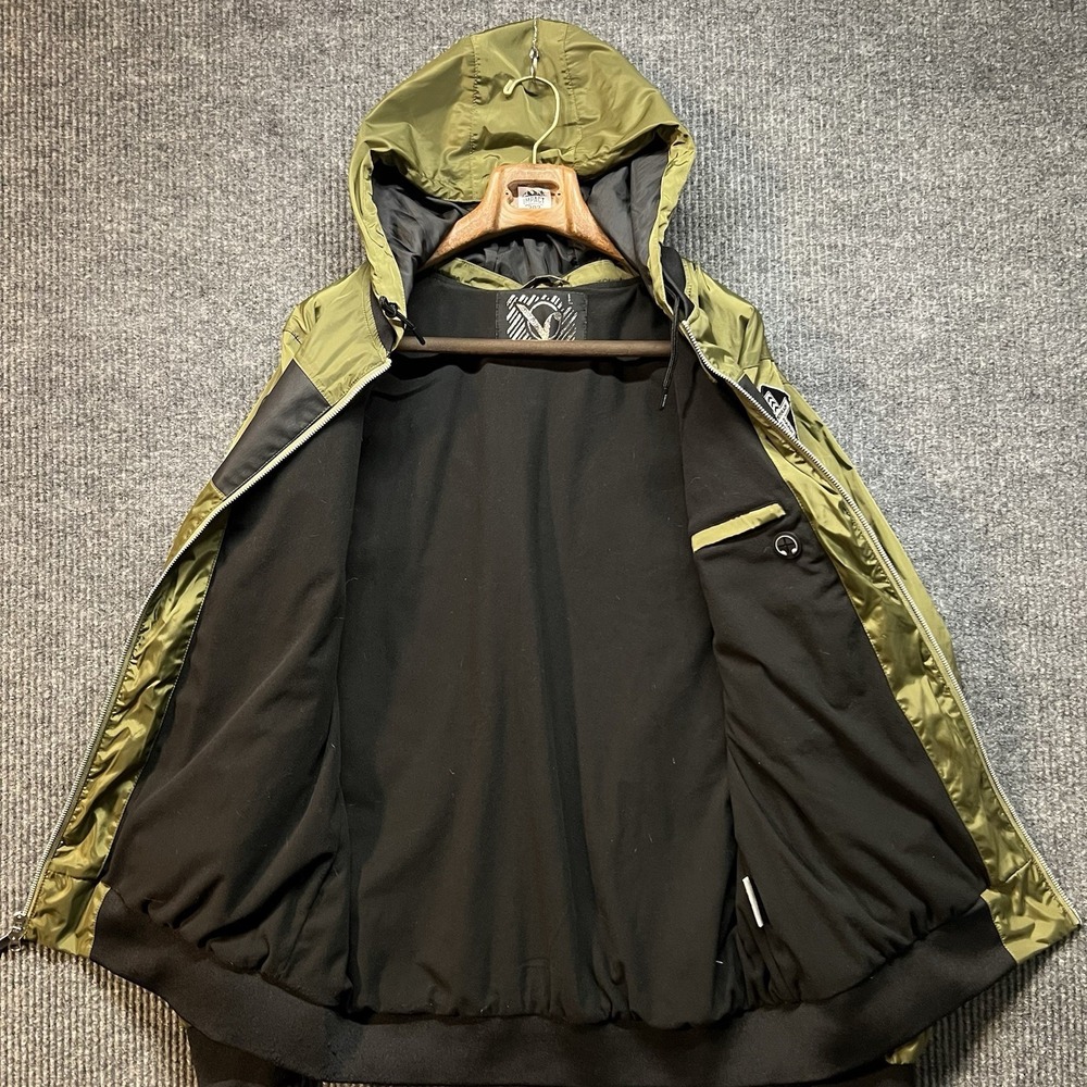 Virtika Bomber Jacket Mens Large Army Green Winter Park Terrain Park Crew - Picture 8 of 9